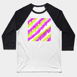 Pink & Yellow Bright Splatter Baseball T-Shirt